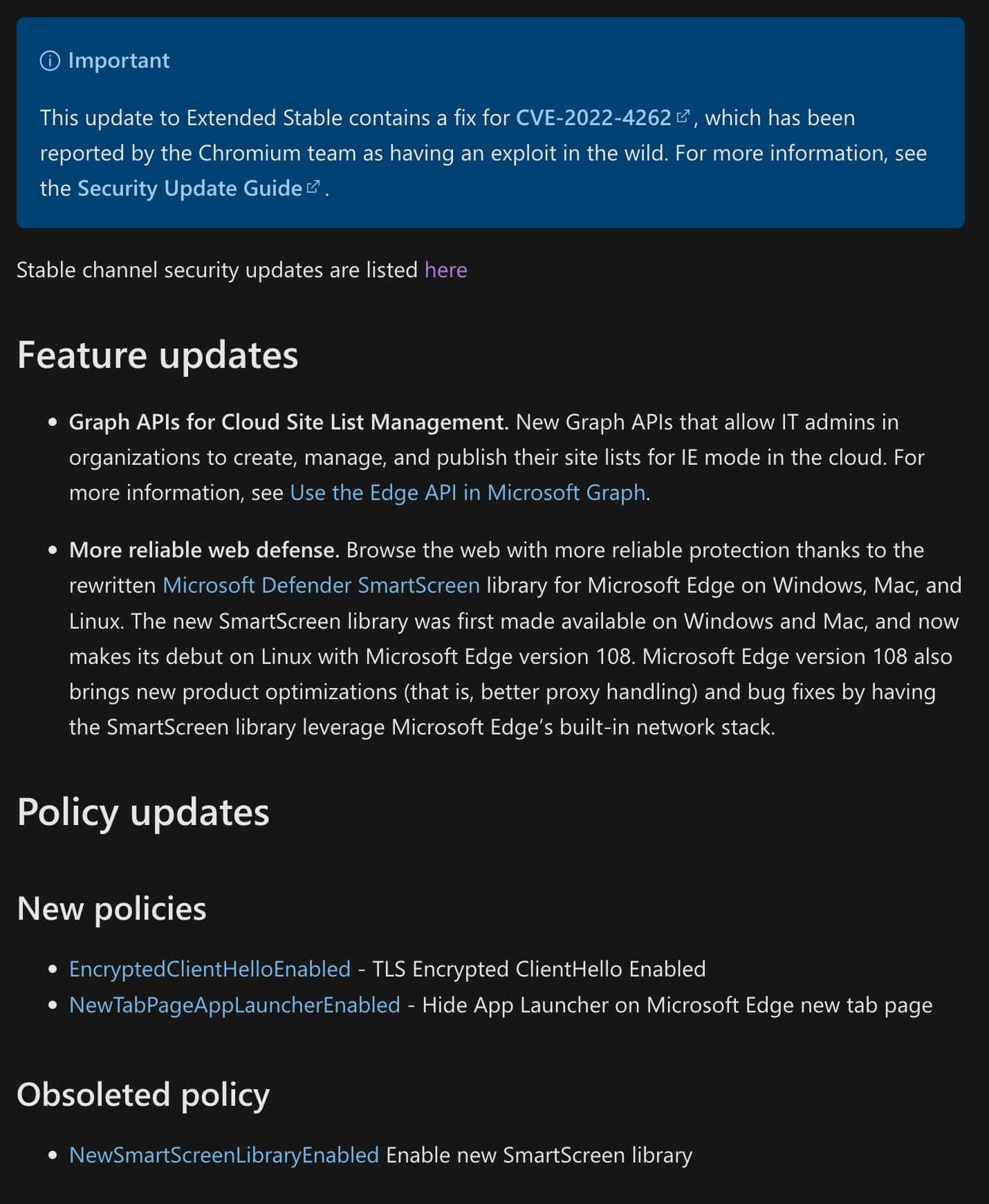 Edge 108 Changelog