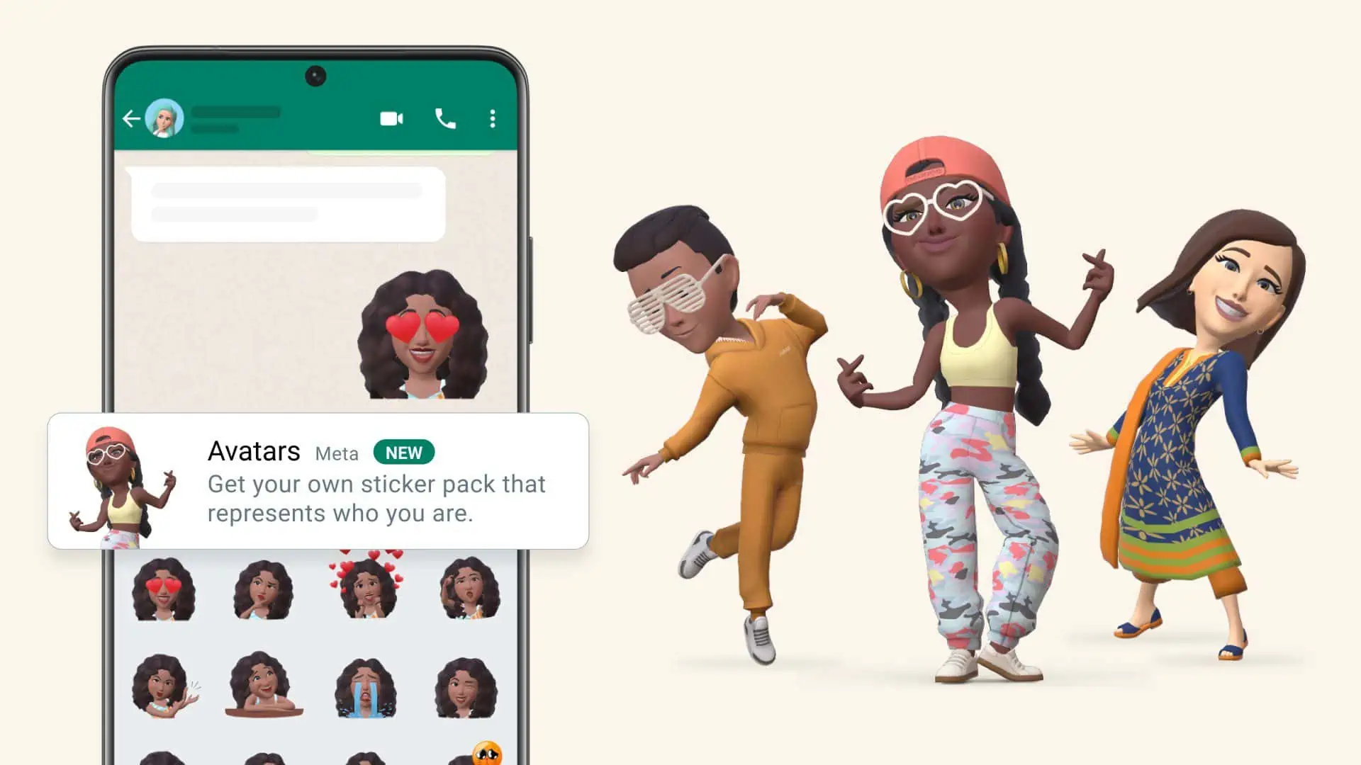 Meta announces Avatars for WhatsApp