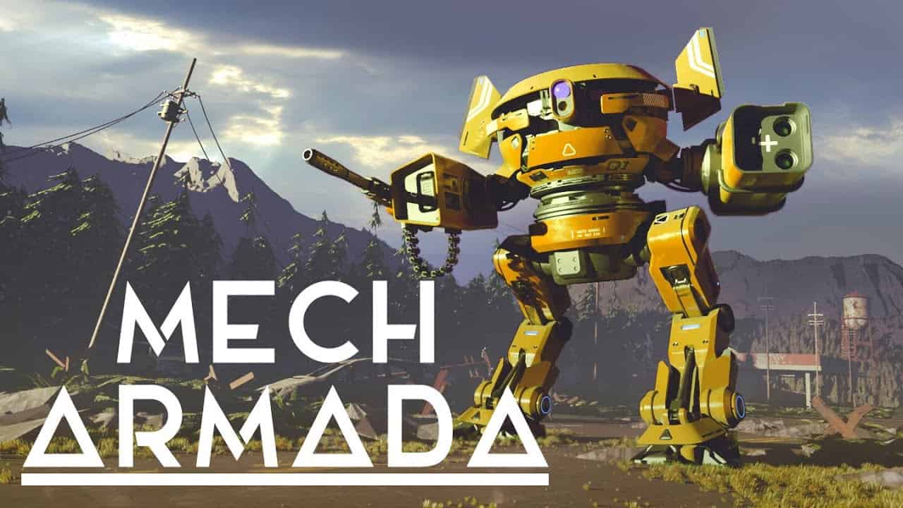 Plakat igre Mech Armada