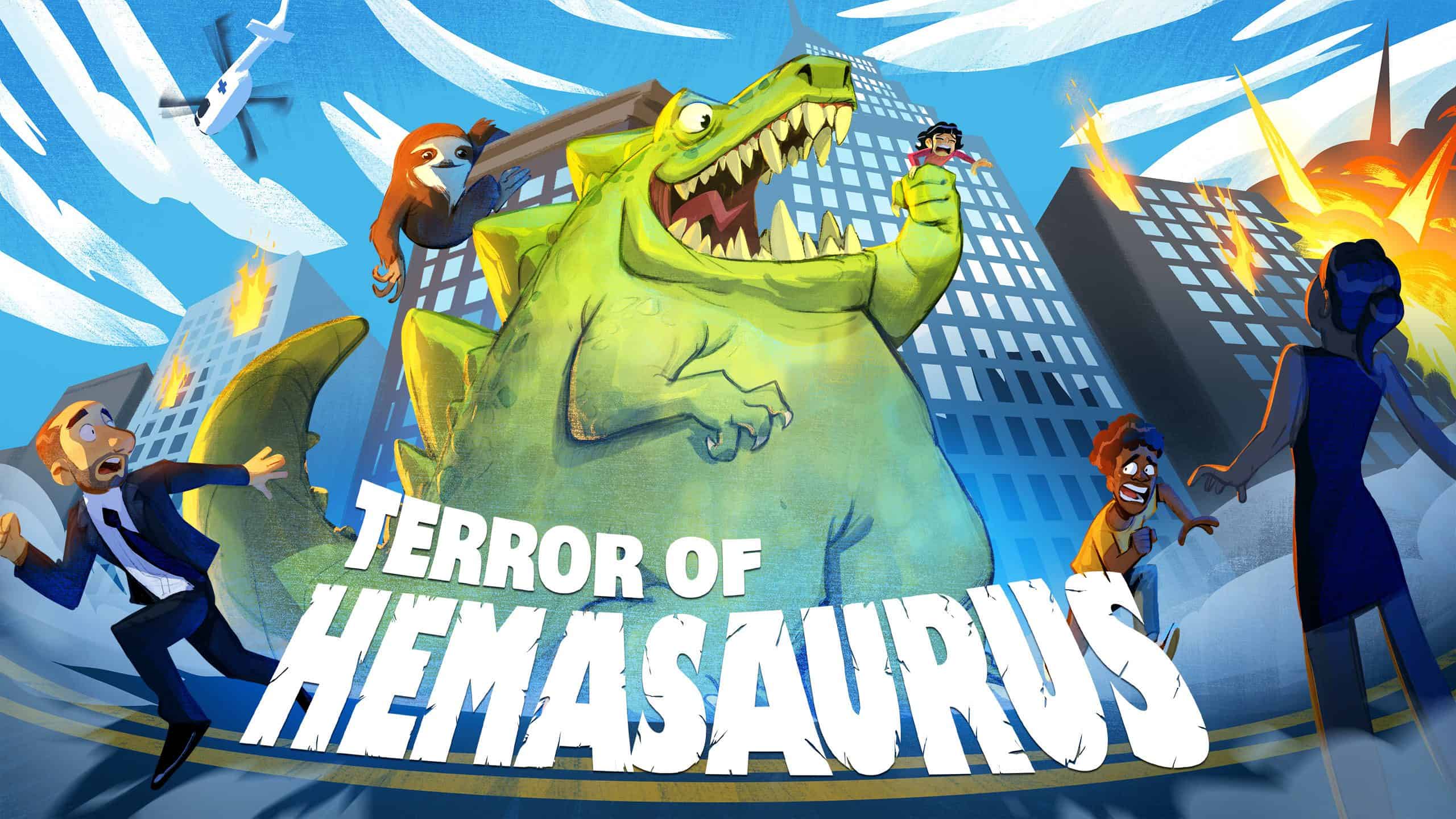 Plakat igre Terror of Hemasaurus