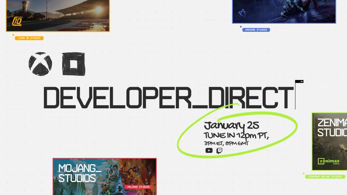 L’evento live Developer_Direct arriverà su Xbox il 25 gennaio
