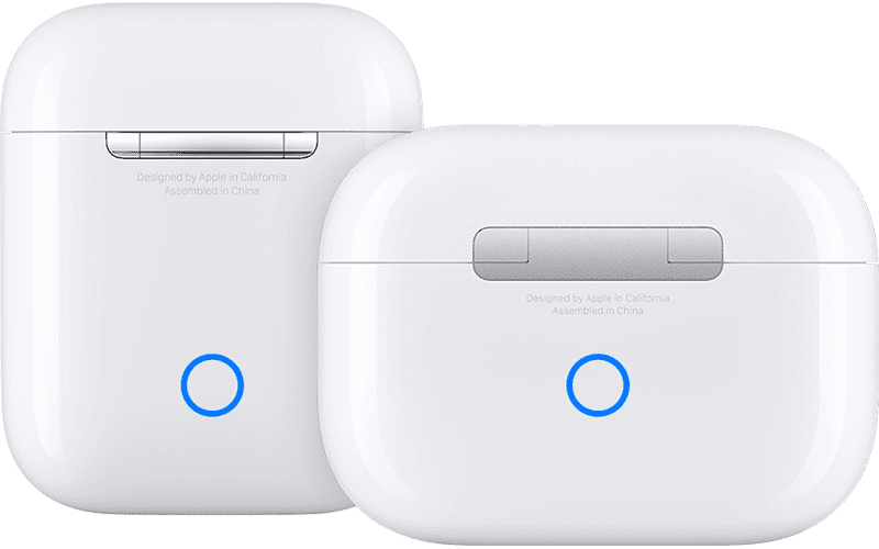 AirPods case setup buttons