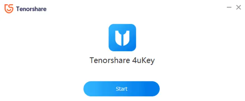 Käynnistä TenorShare 4uKey
