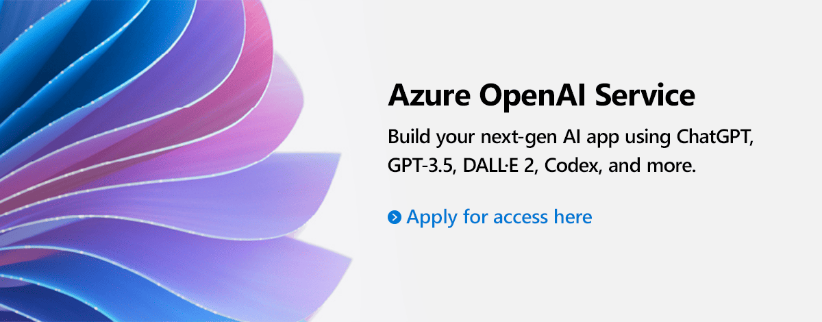 Azure OpenAI Service now includes ChatGPT