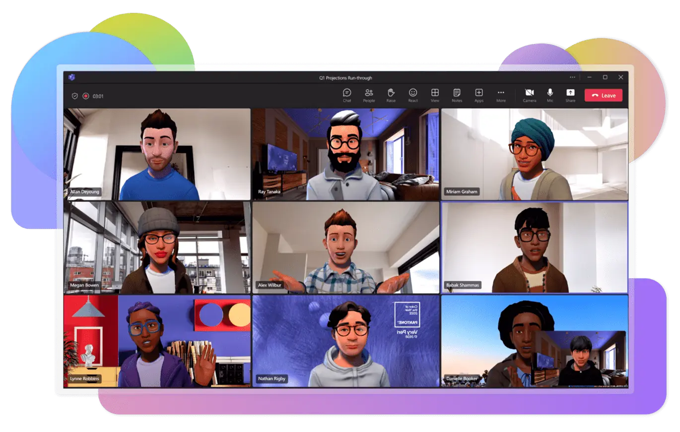 Microsoft Teams Avatars in public preview: enhanced 3D looks, upgraded reactions