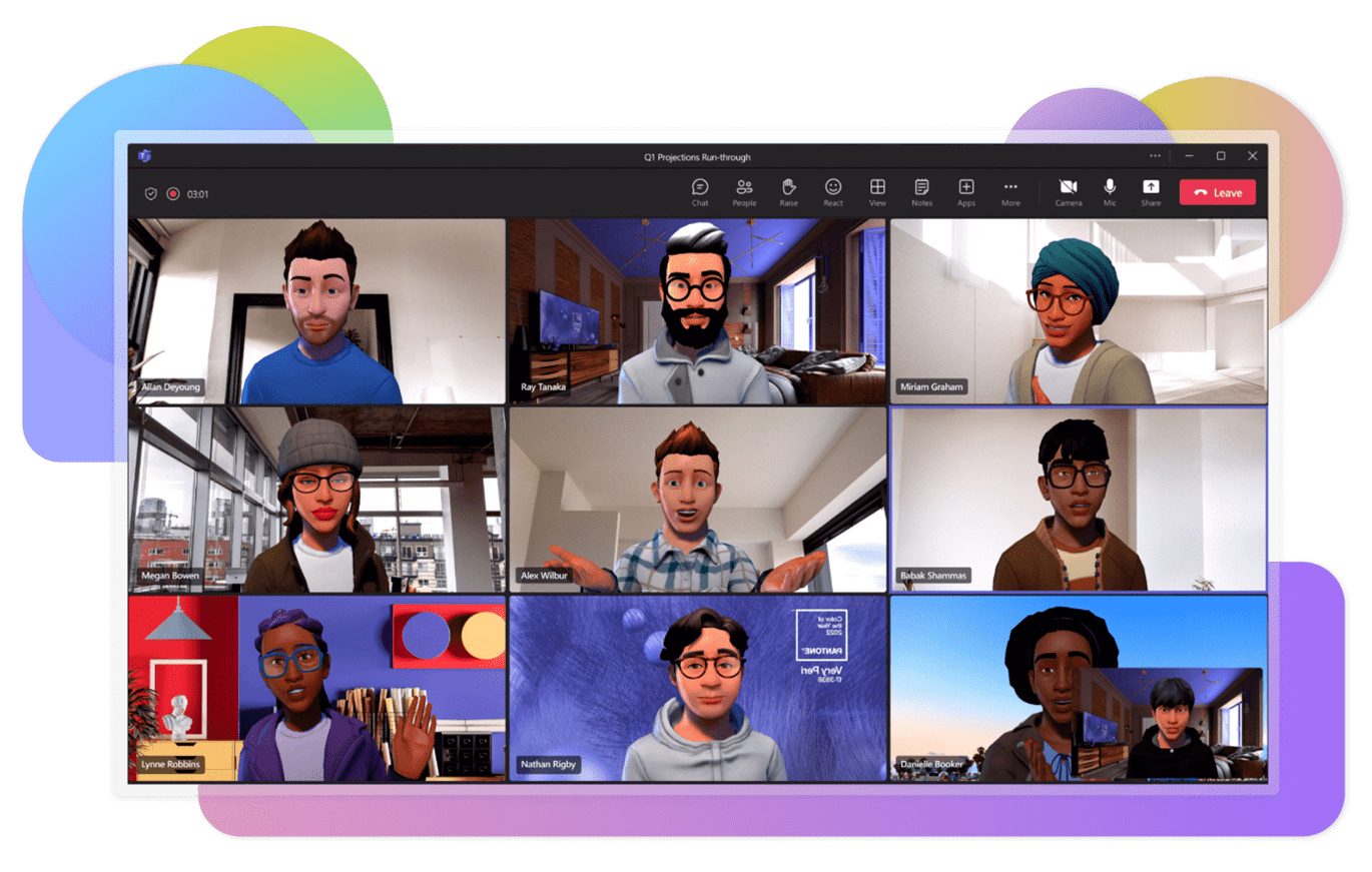 Microsoft Teams Avatars in public preview: enhanced 3D looks, upgraded reactions