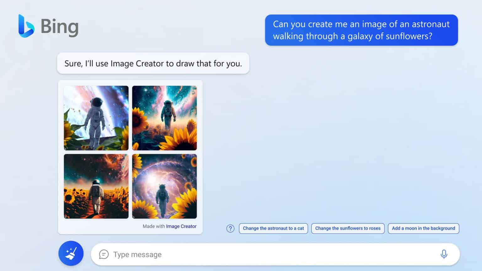 Microsoft starts Edge Image Creator sidebar icon rollout globally