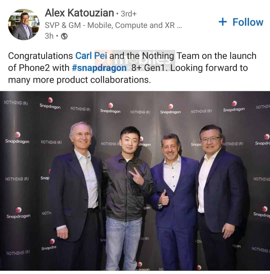 Nothing Phone (2) Highlights: Founder Carl Pei unveils Nothing Phone (2) at  Rs 45K with Snapdragon 8+ Gen 1 & 50MP dual camera - The Economic Times