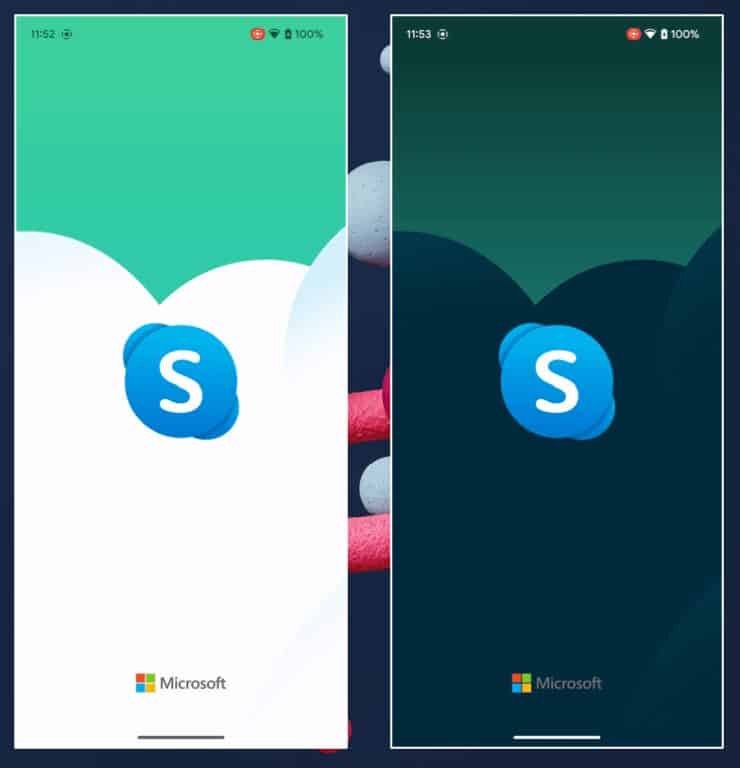 Skype launch animation