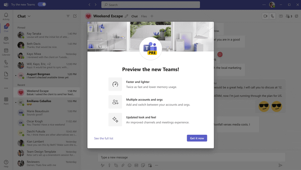 Microsoft Teams Preview