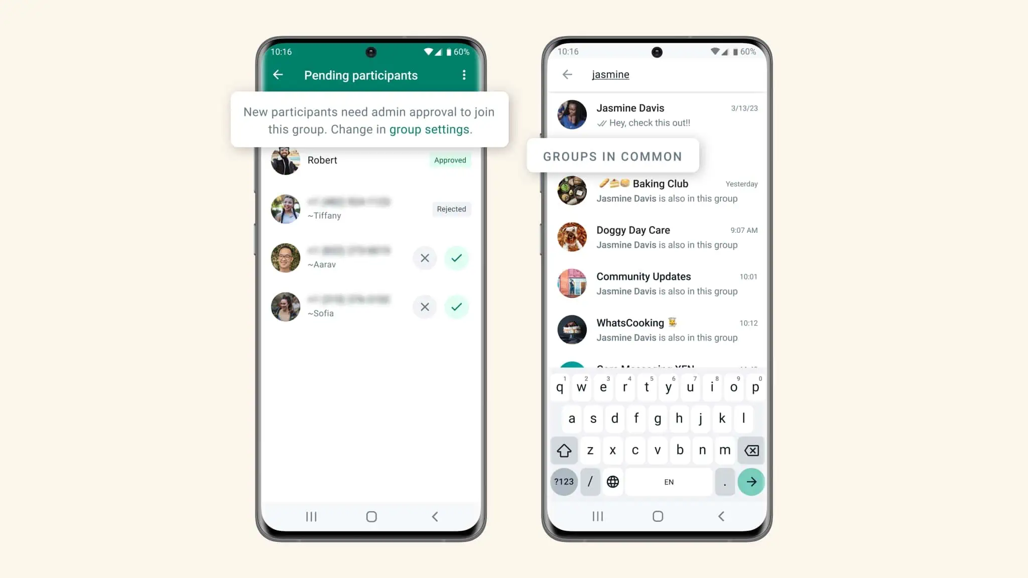 Trò chuyện nhóm WhatsApp