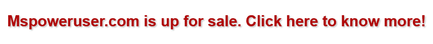 Mspoweruser.com For Sale By Owner