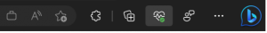 Browser essentials Edge toolbar icon