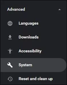 google chrome settings