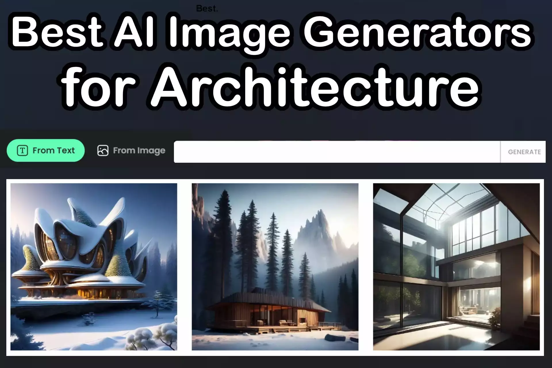 найкращий генератор зображень ШІ для архітектури