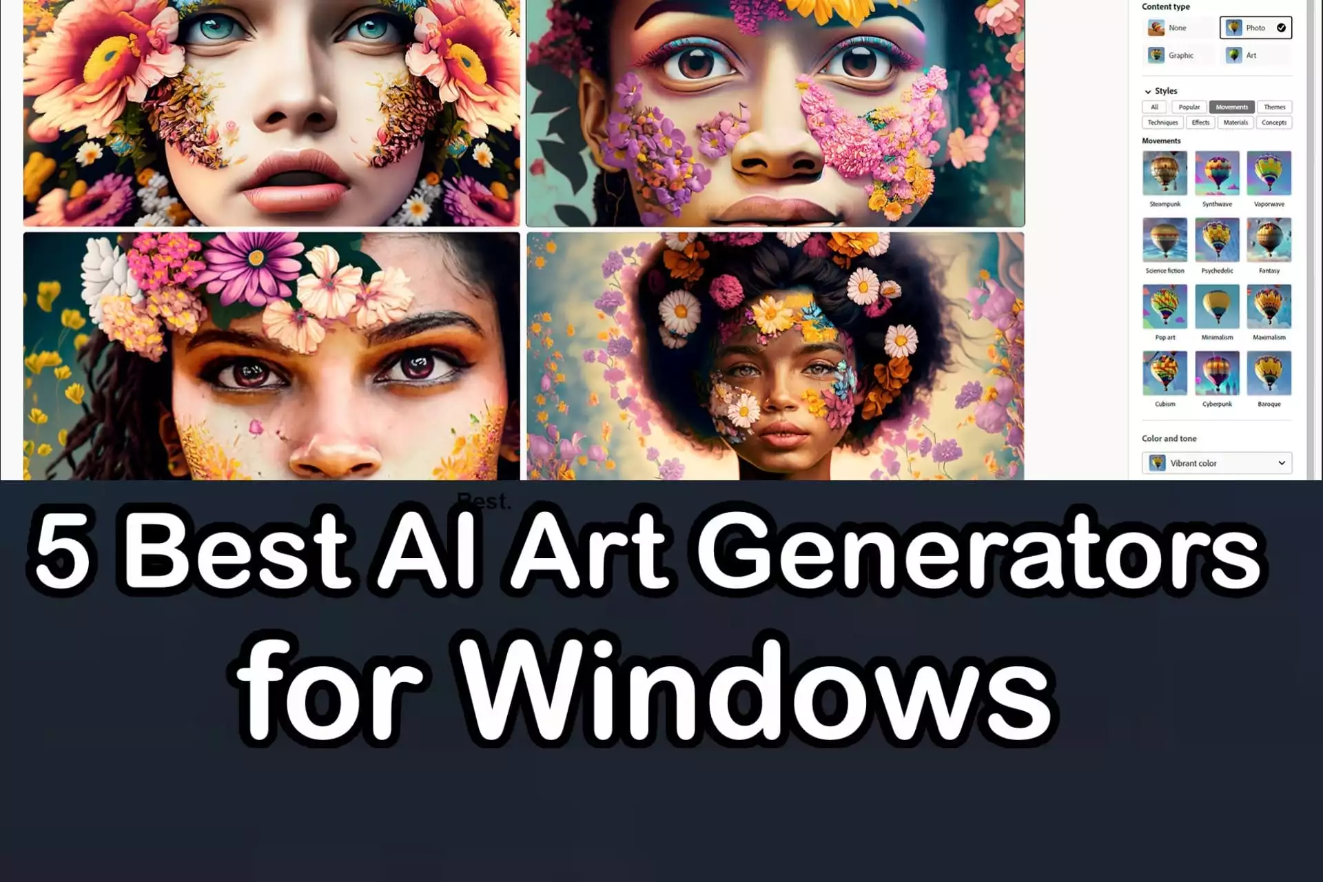 Best AI Art generator for Windows