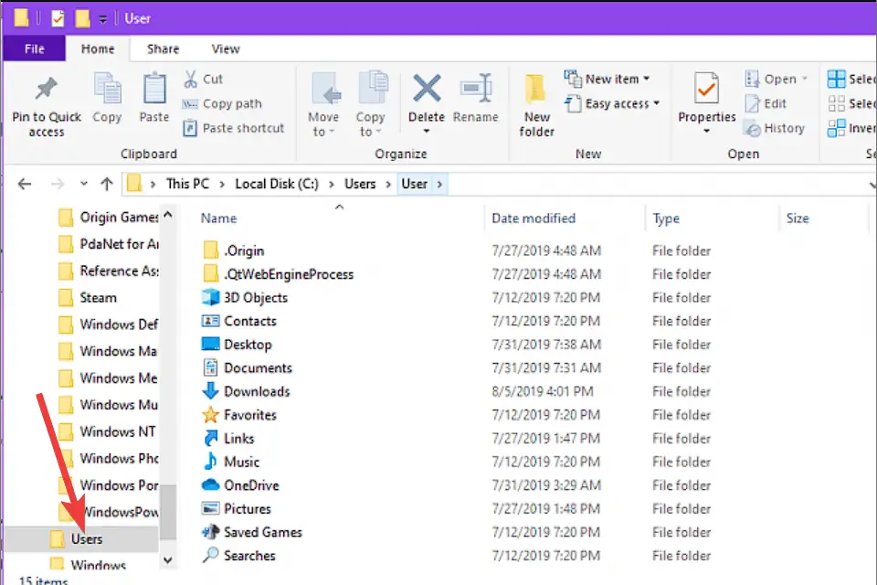 Users folder Windows. Users folder. New user name