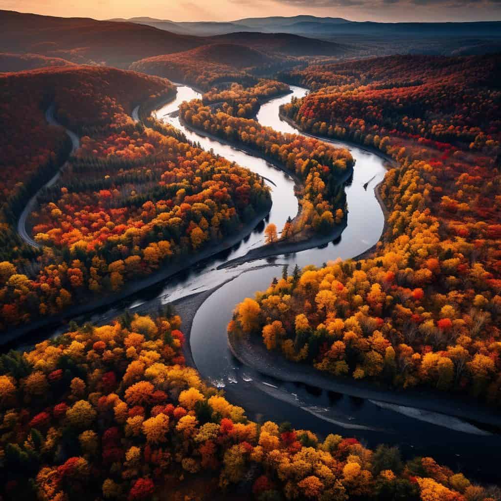 Aerial Photography of a River Best Stable Diffusion Prompts