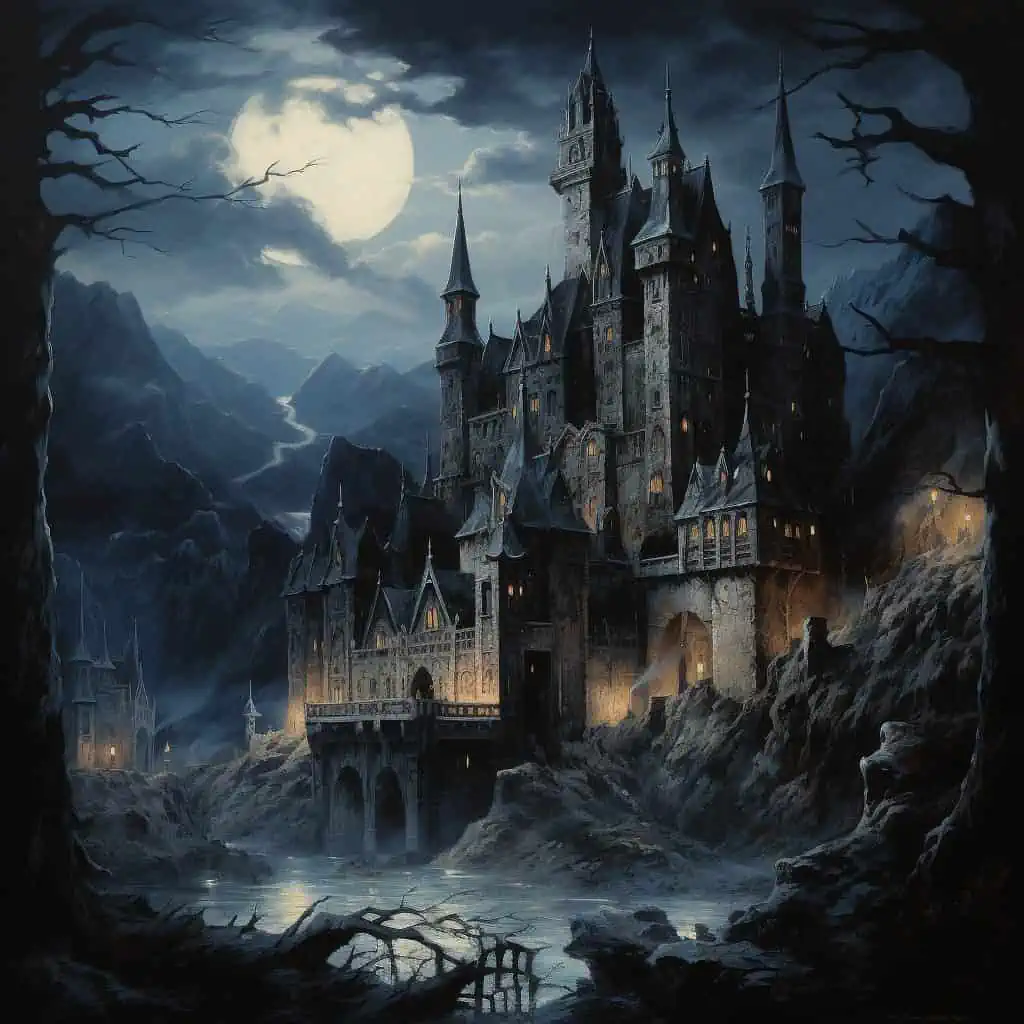 Gothic Painting Castle Best Stable Diffusion Prompts