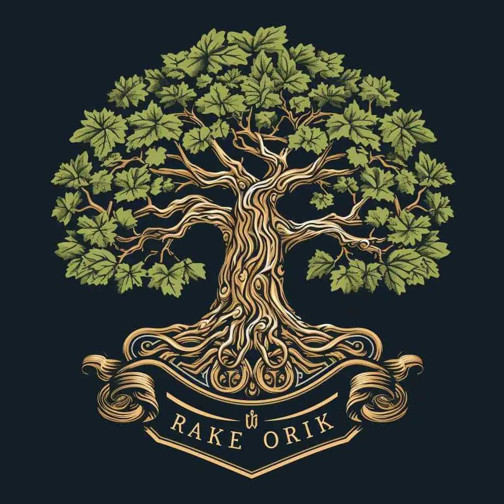 Royal Oak Bakery Emblem Midjourney Logo Prompts