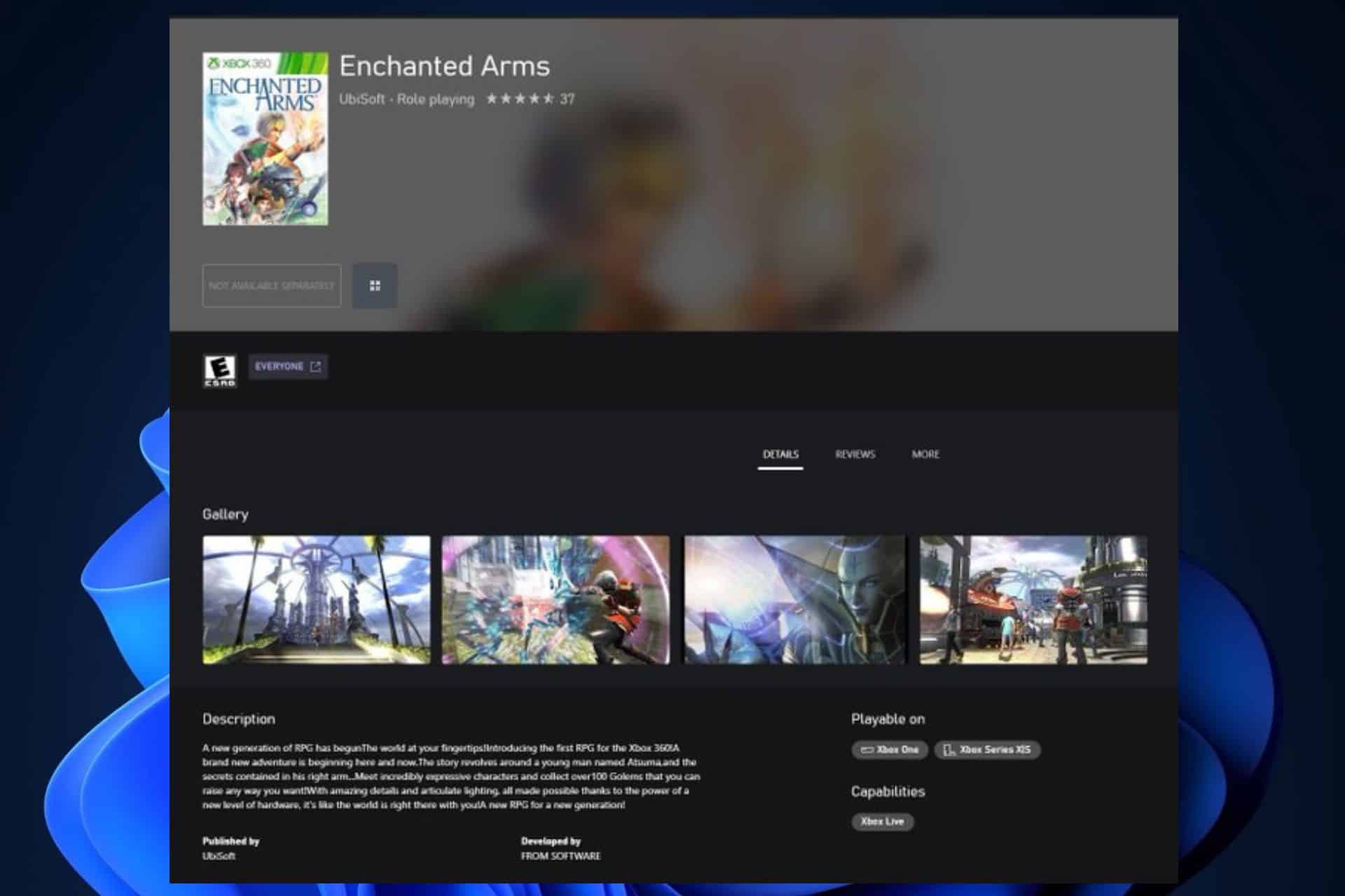 enchanted arms xbox 360