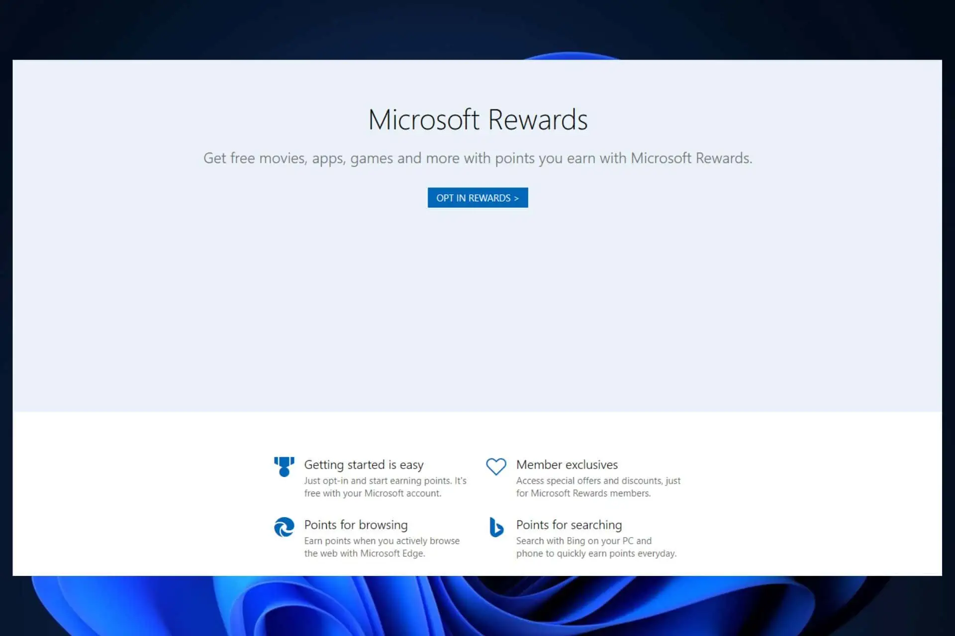 Microsoft Rewards, How to sign up for Microsoft Rewards