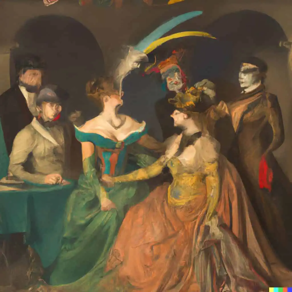 Victorian Painting Masquerade Best DALL-E 2 Prompts