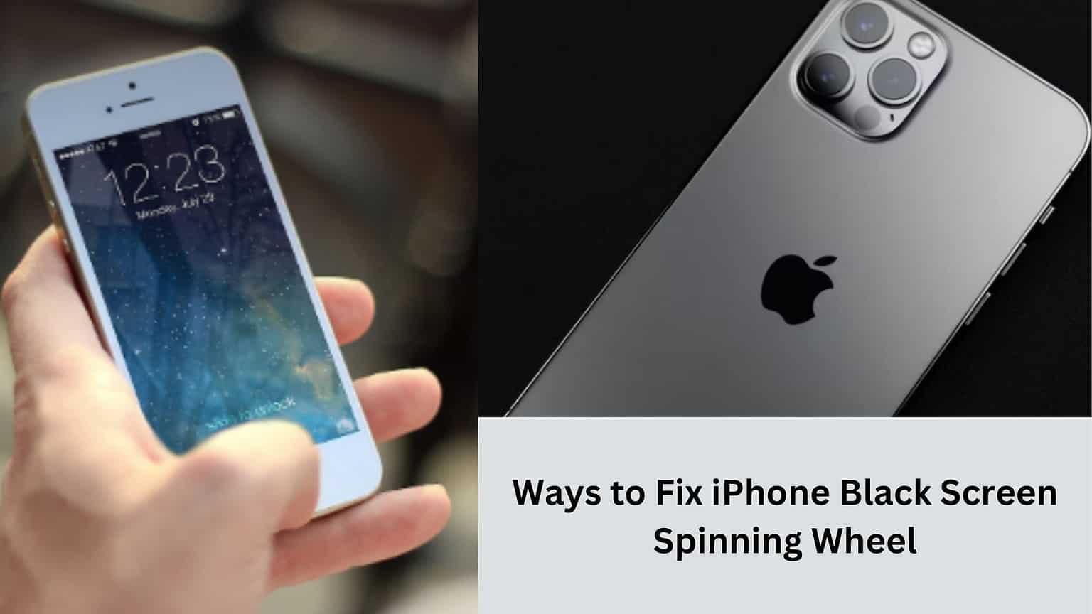 6 Ways to Fix iPhone Black Screen Spinning Wheel