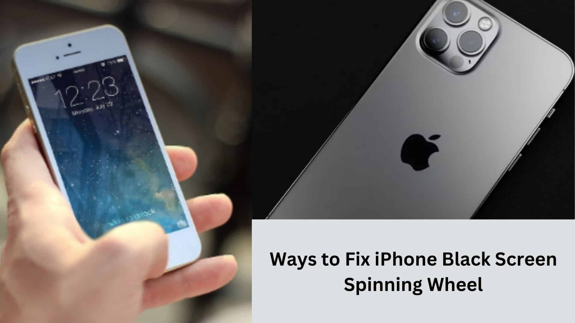 Черный экран на iPhone 7 - что делать