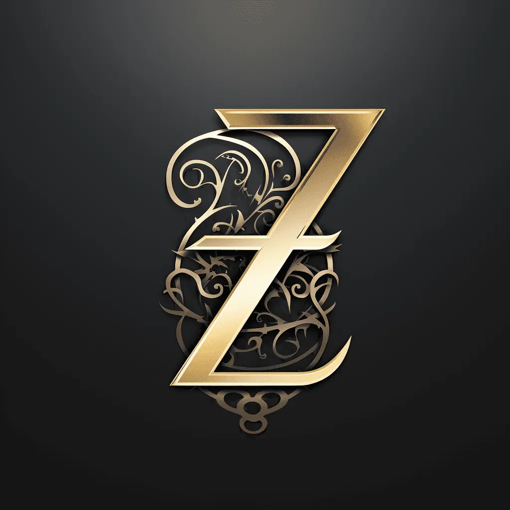 Zephyr Fashio Letterform Midjourney Logo Prompts