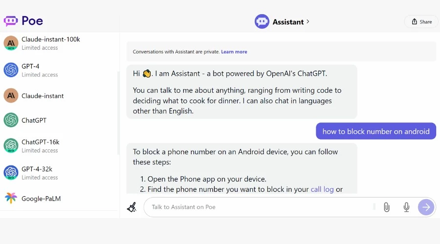Poe Best AI Chatbot App Aggregator
