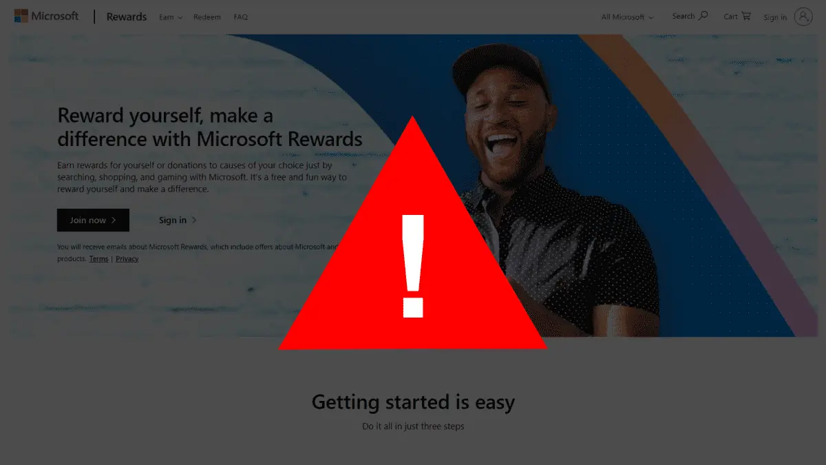 Microsoft Rewards users unable to redeem points & gift cards