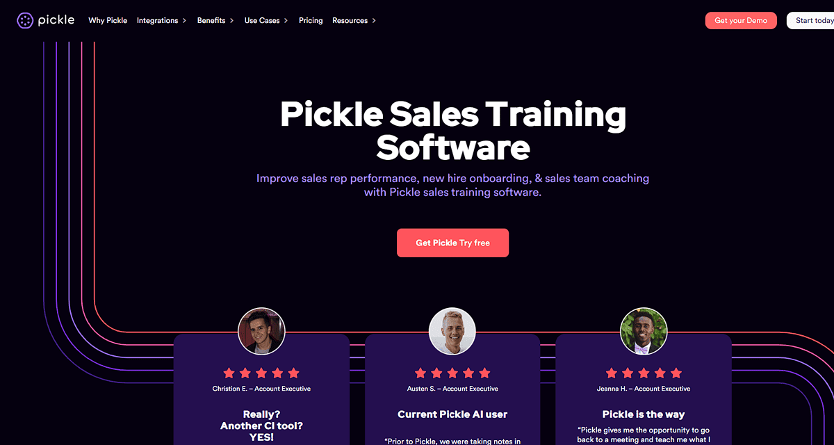 Pickle AI website