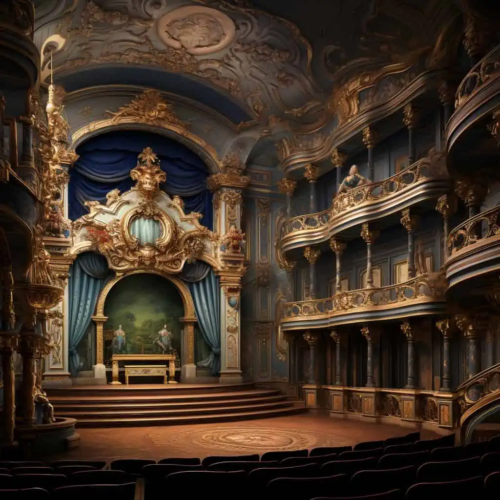 Design_a_Baroque_theater_embodying_the_drama Best Midjourney Arhitecture Prompts