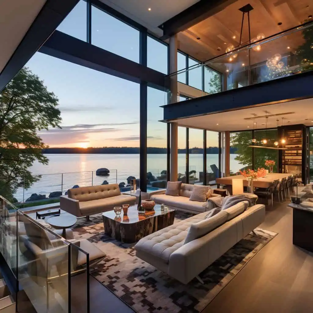 Design_a_modern_waterfront_home_with_large_windows Best Midjourney Architecture Prompts