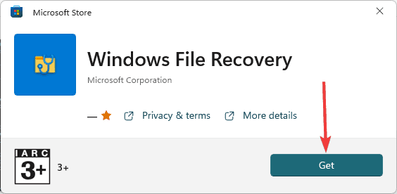 get windows file recovery app