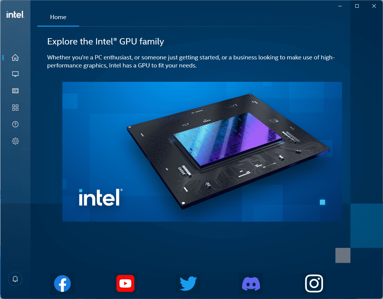 скачать панель управления графикой Intel