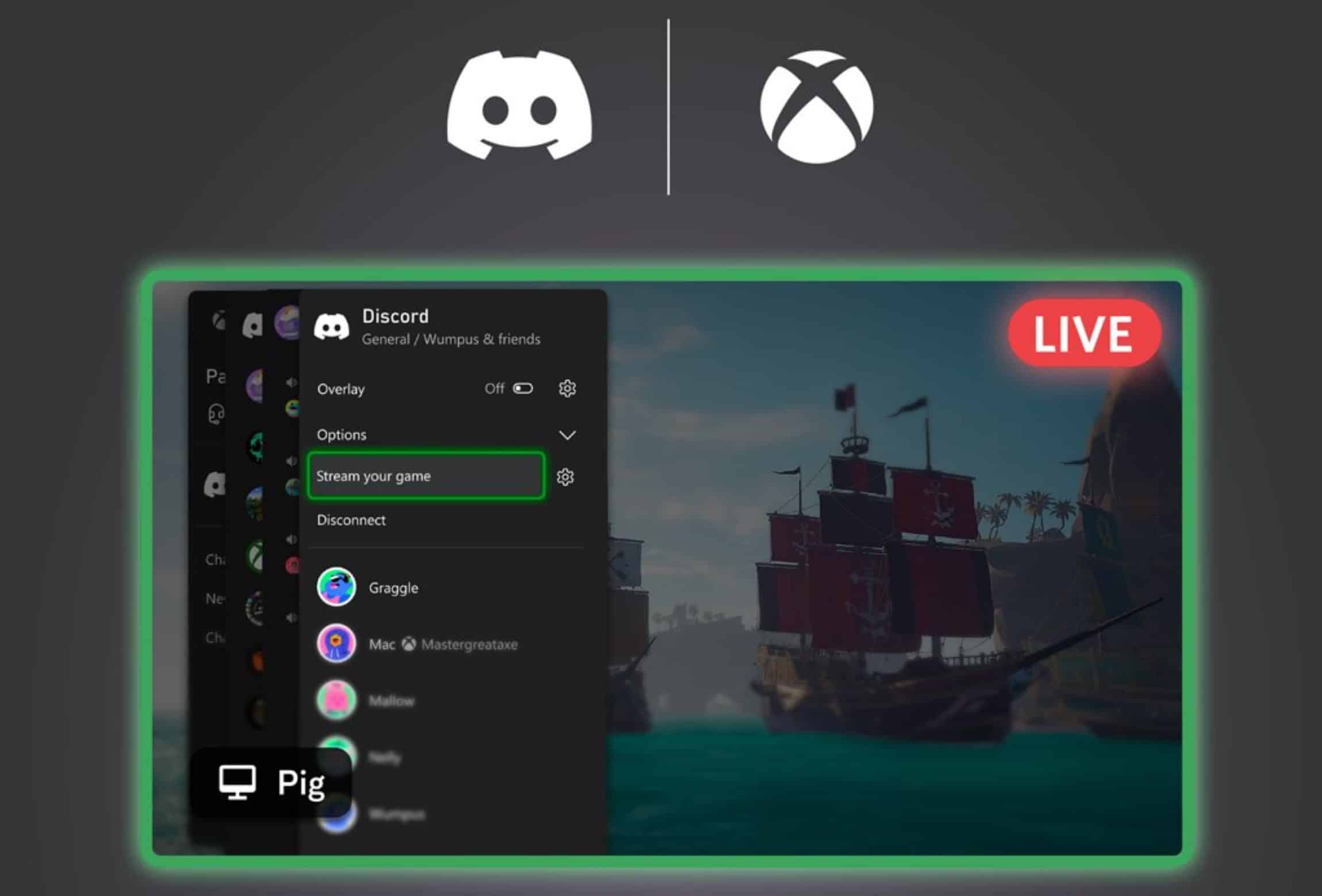 Microsoft Xbox Discord integration