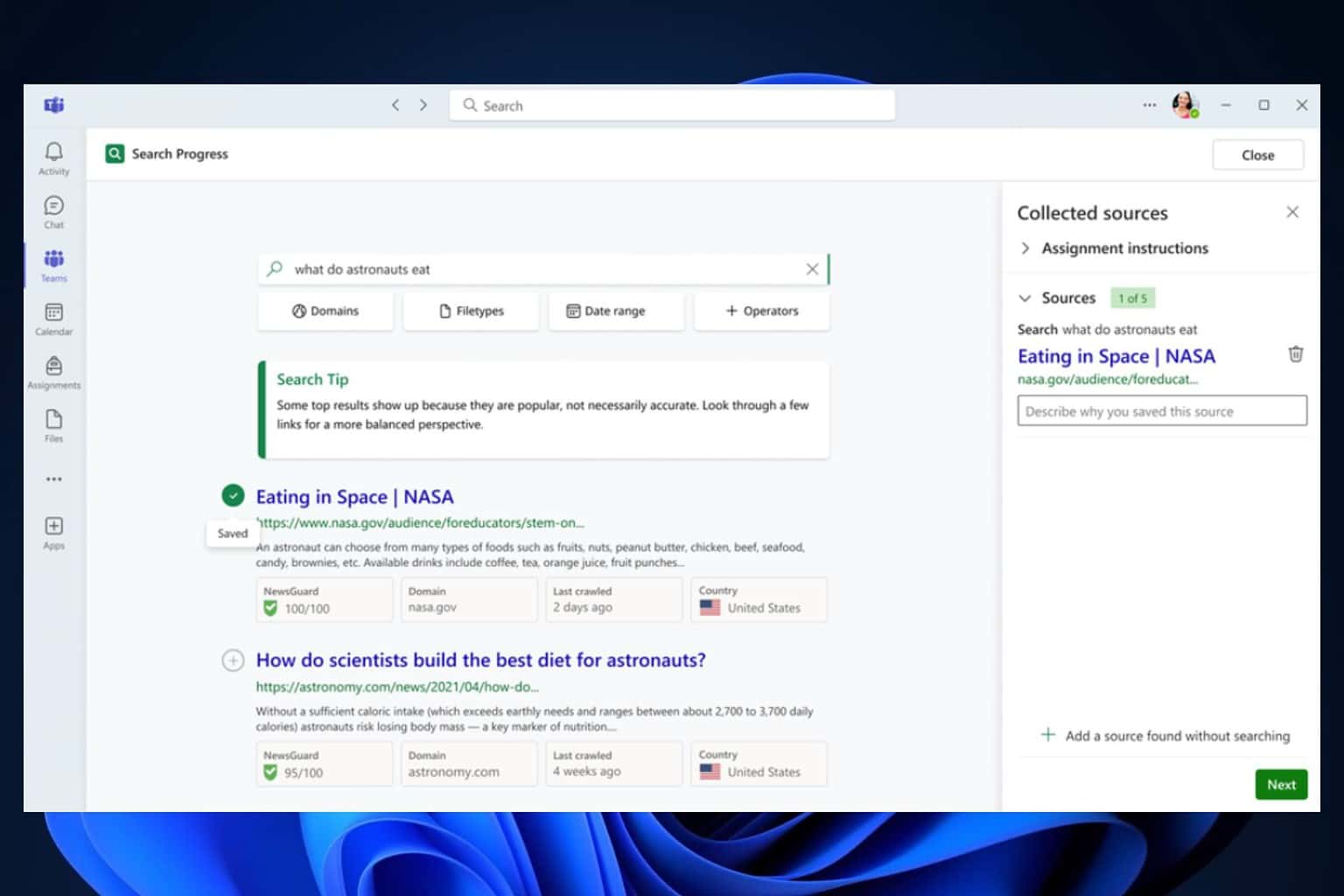 Search Progress: how to find the right sources for your research projects