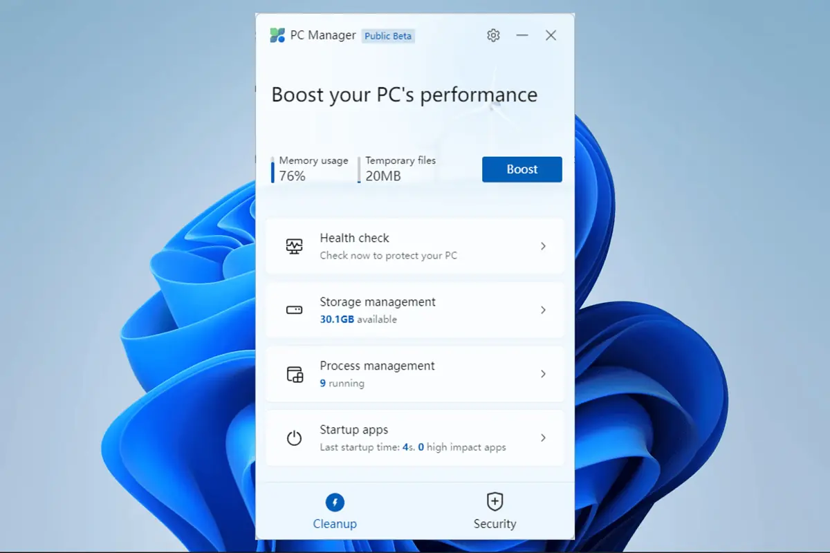 Microsoft PC Manager Review - Is it Worth it? - MSPoweruser