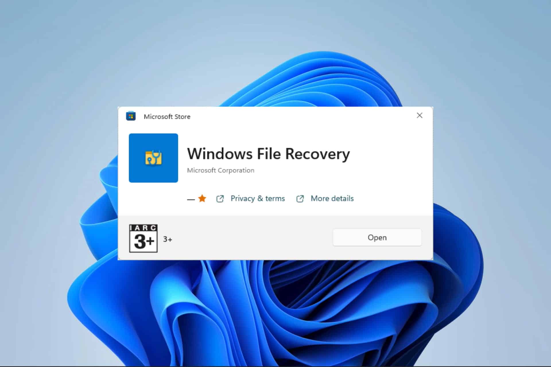 windows file recovery app how to use