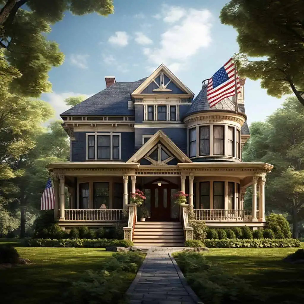 edgitarra_Classic_American_House_Best Midjourney Arhitecture Prompts