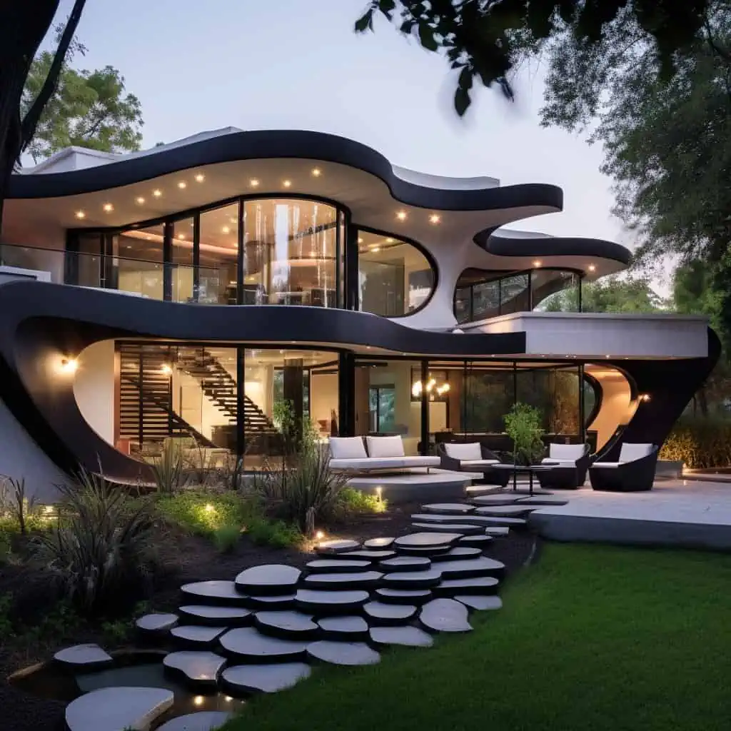 edgitarra_Classic_American_House_with_Futuristic_ElementsBest Midjourney Arhitecture Prompts