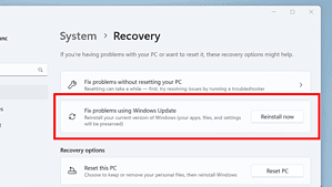 Microsoft hides the "Fix problems using Windows update" feature in Dev ...