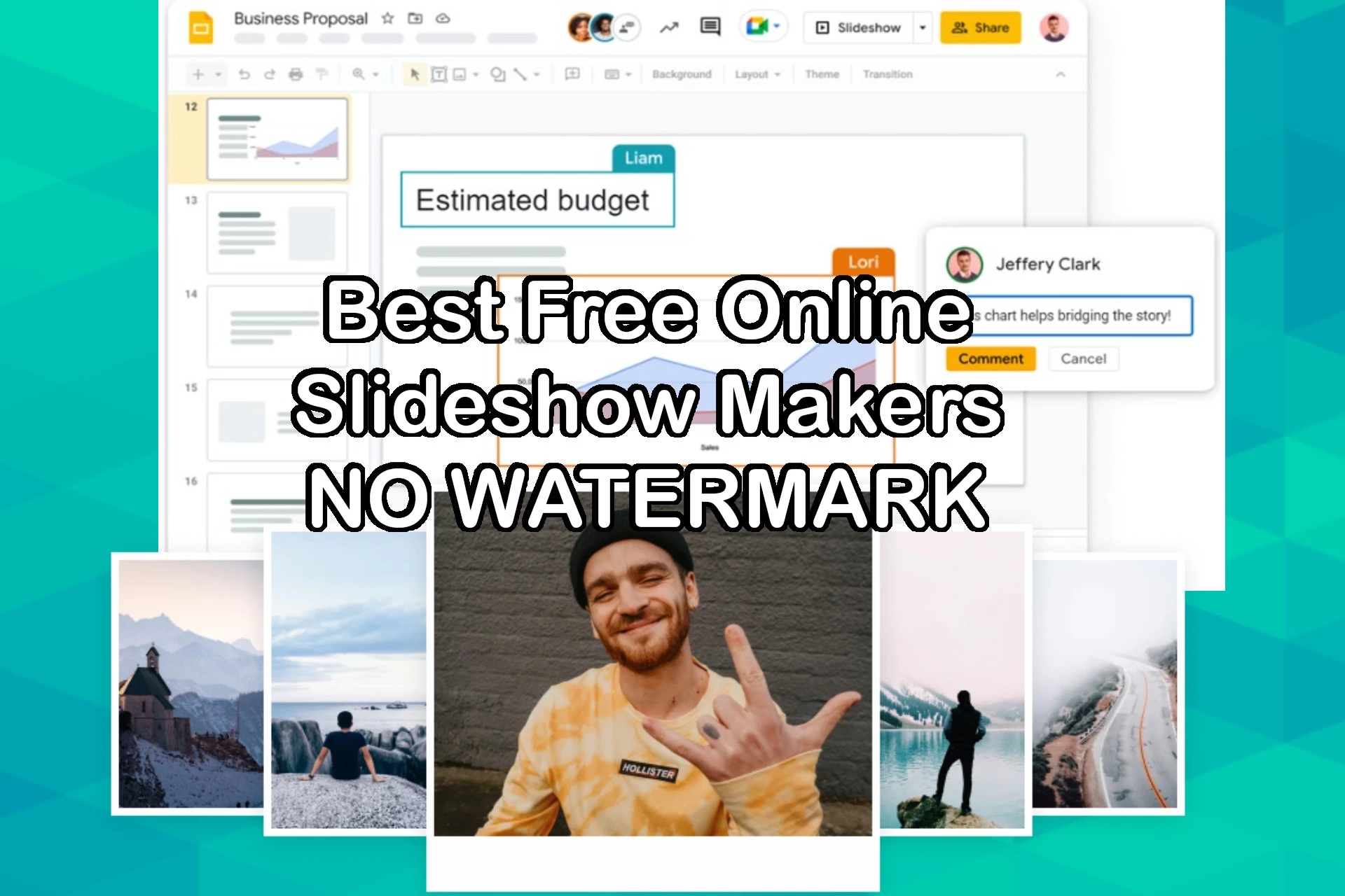 Trình tạo slideshow trực tuyến miễn phí không có hình mờ