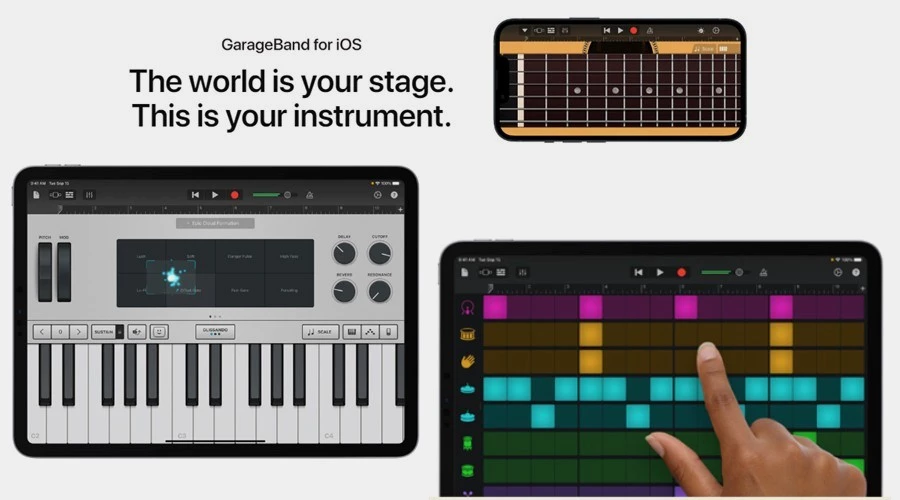 โปรแกรมเปลี่ยนเสียงผู้หญิง GarageBand