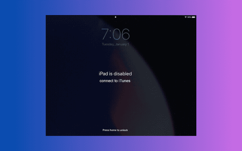 iPad is Disabled Connect to iTunes? Solved!