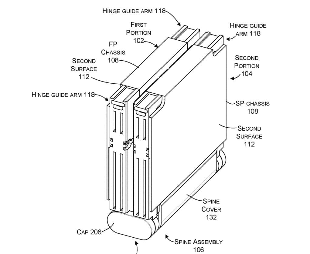 Microsoft Galaxy Flip Foldable device folded