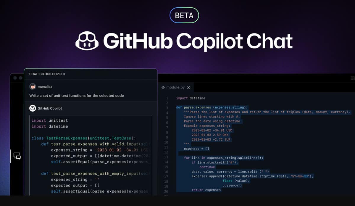 GitHub Copilot Chat beta now available for individual users across ...