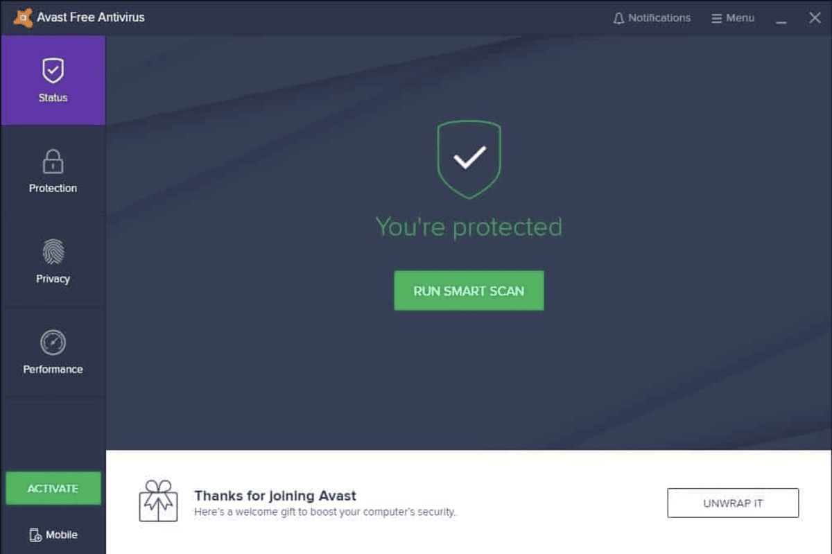 avast antivirus for junkware removal